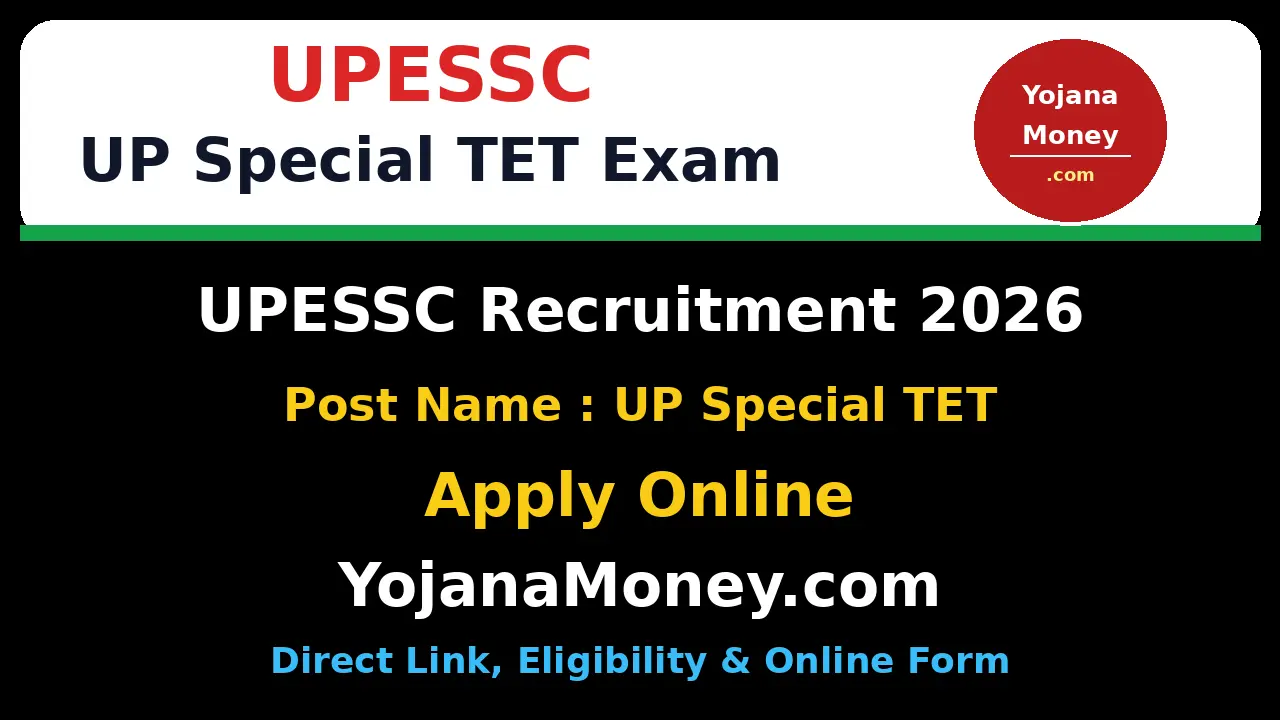 UP Special TET Online Form 2026